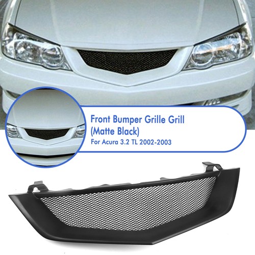 Front Bumper Grille Mesh Grill Kit Cover For Acura TL 3.2L 20022003