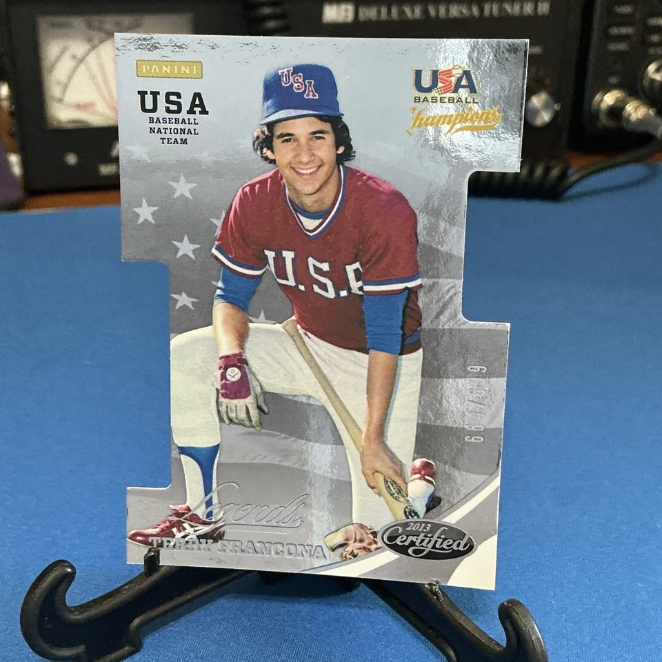 2013 帕尼尼美国棒球冠军认证传奇模切/699 特里·弗兰科纳 — 第 2/4 张图片