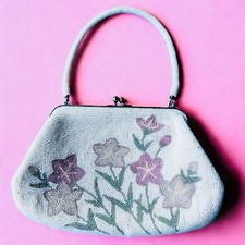 Japanese Beaded Evening Bag - Adapts from Kimonos to Casual with Removable strap