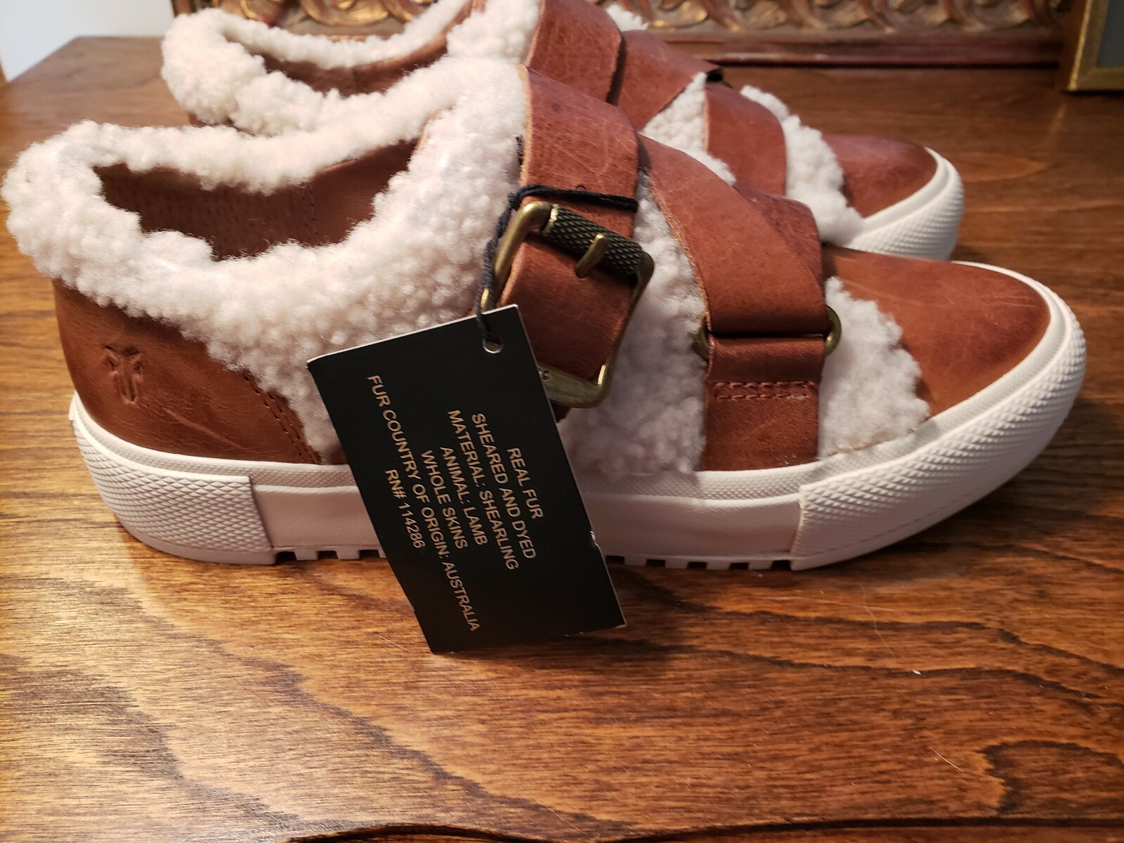 frye gia shearling