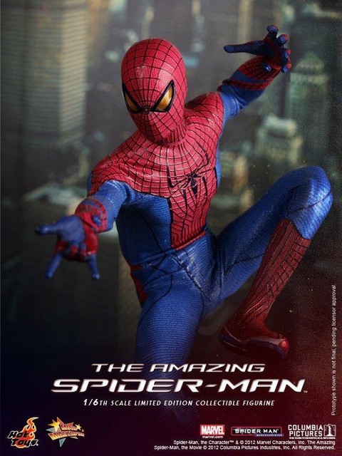 hot toys spiderman andrew garfield