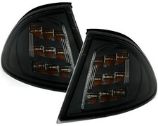 2x LED Frontblinker Blinker Schwarz für BMW 3er E46 Limo Touring ab 1998-09/2001