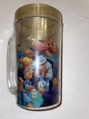Vintage Joe Camel Thermo Coffee Mug Cup Cigarette Tobacco Advertising 16 Oz