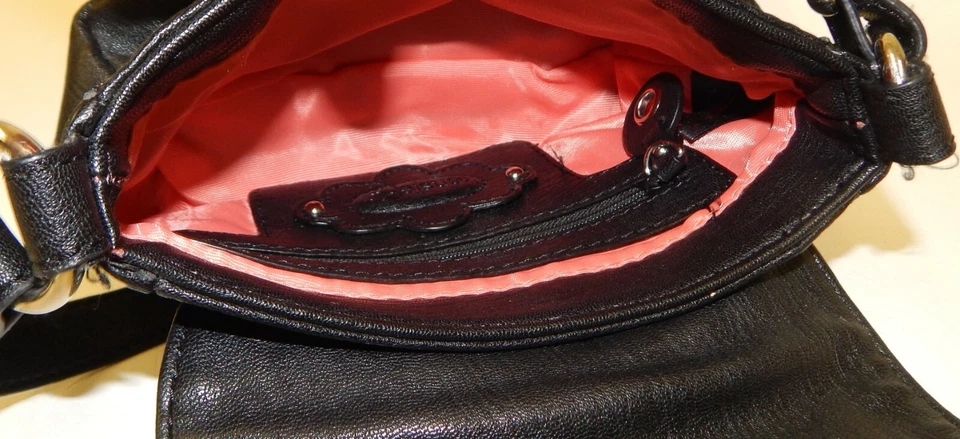 Сумочка через плечо Kensie Girl маленькая искусственная кожа черная - Изображение 4 из 4