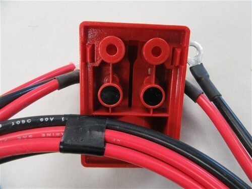 BLUE SEA 40 AMP AMPLIFIER BATTERY HARNESS 8 AWG COPPER CABLE SC112H0880 MARINE - Foto 5 di 10