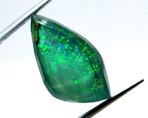 Opale De Feu Naturelle Doublet 38,55 Ct - Pierre Précieuse Taillée, Australie, Inde