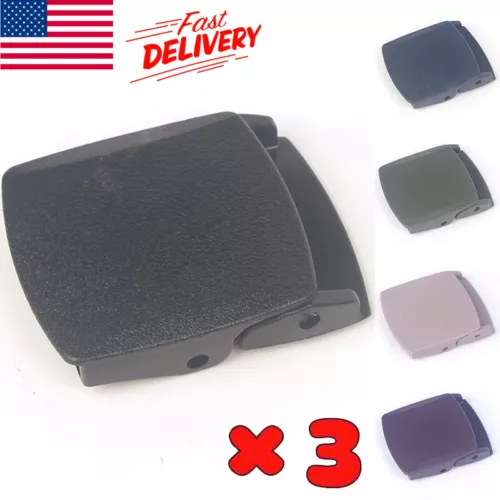 38mm Plastic Belt Buckle Men's Canvas Cosplay Military Adjustable Tied Webbing S - Picture 1 of 14