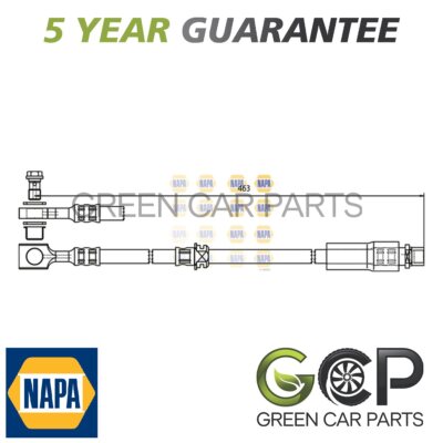 NAPA Front Brake Hose Fits Vauxhall Zafira 2006-2014 2.0 + Other Models
