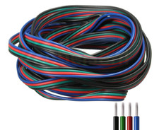 RGB LED Strip Tape 4-Pin Extension Wire Cable