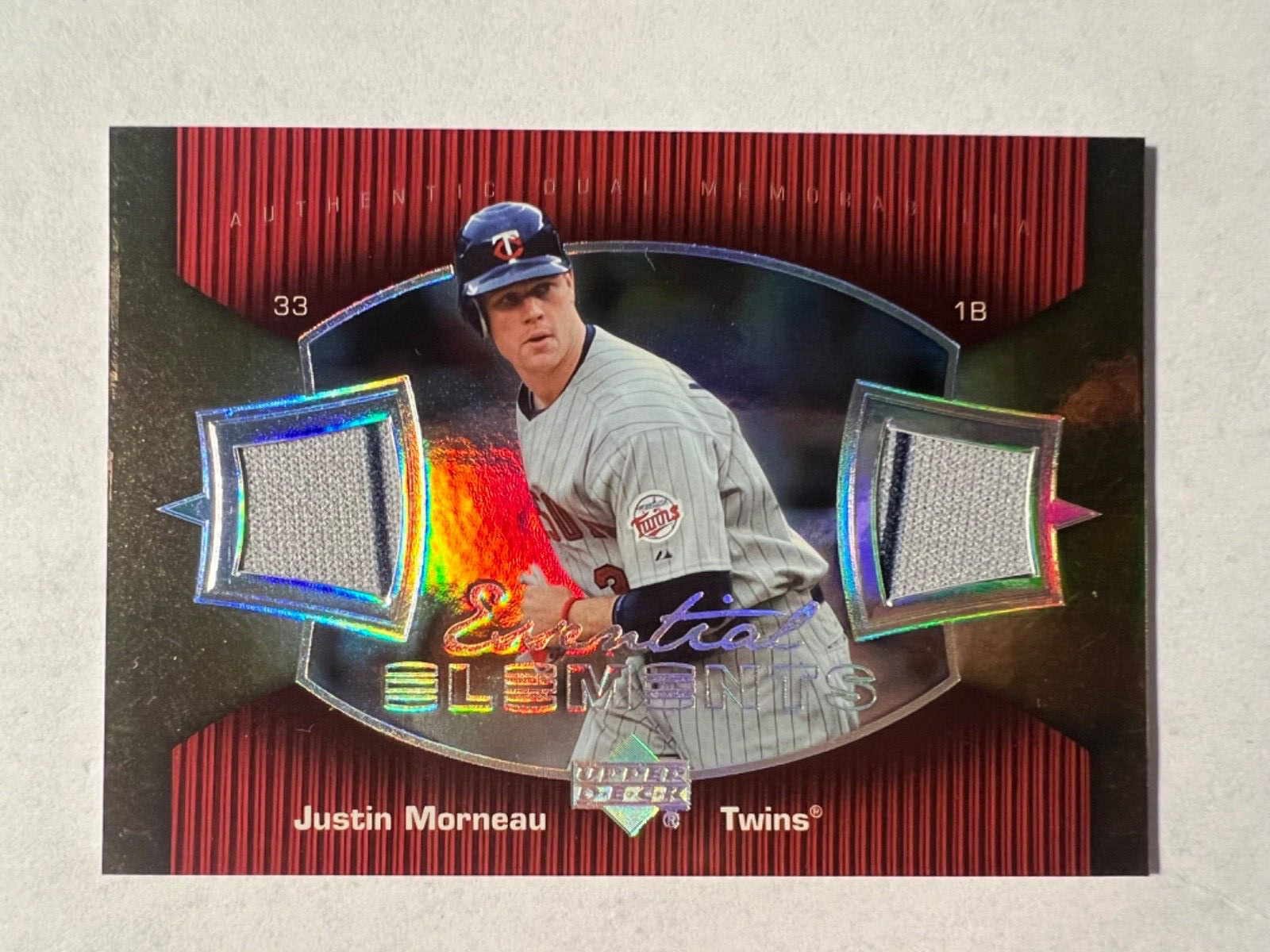 2007 Upper Deck Elements Essential Elements #MO Justin Morneau Twins