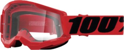100% Crossbrille Strata 2 rot MX Brille Motocross Brille