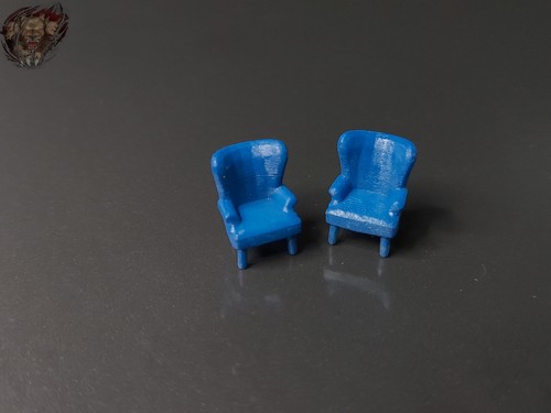 1/87 Sessel Stuhl Wohnzimmer Möbel Büro Lobby Office Einrichtung HO H0
