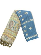JERUSALEM scarf  Israeli scarf  Holy Land scarf , 100 pure cashmere scarf