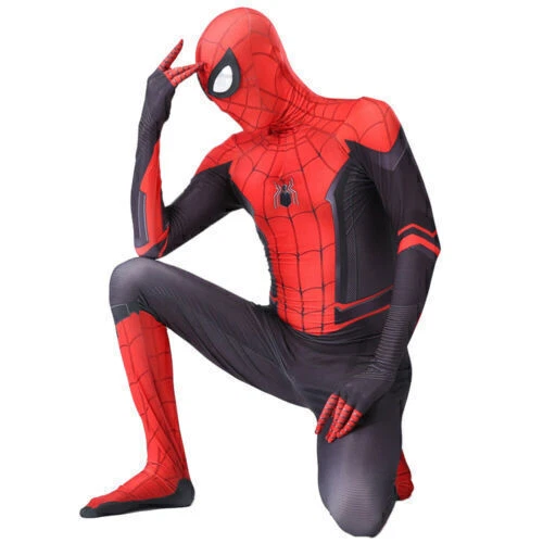 Kids Superhero Spiderman Miles Venom Gwen Costume Halloween Cosplay Jumpsuit Set - Image 2 of 4