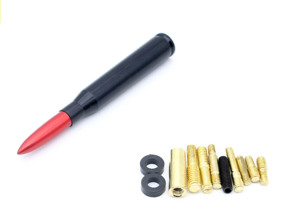 Nueva antena bala roja 50 CAL para Toyota Tacoma Tundra FJ Cruiser Sienna RAV4 Foto 3 de 4