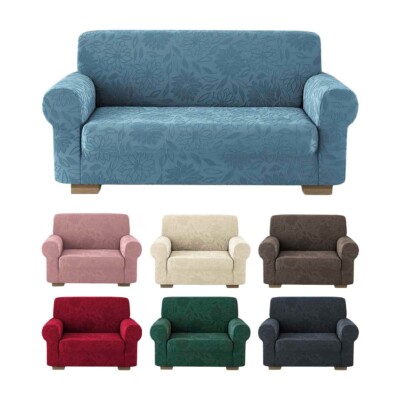 Sofa Cover Sofa Armchair Sofa 2 3 4 Seater Stretch Embossed Flowers