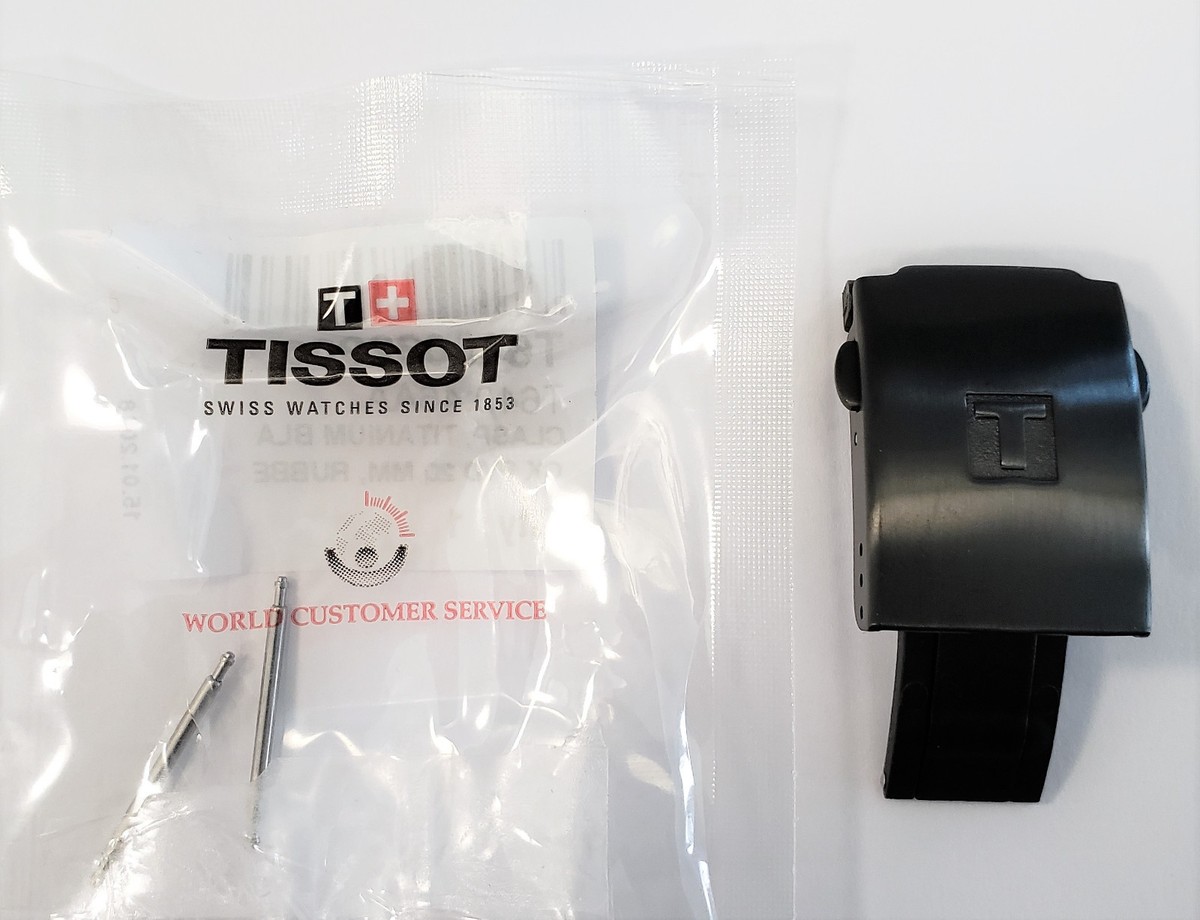 Original Tissot T-Touch Expert SOLAR T091420A Black Titanium Clasp 