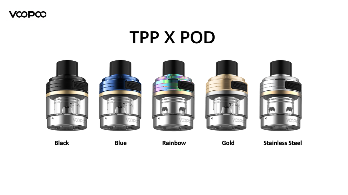 2x Genuine Voopoo TPP-X Pod 2ML For Drag X & S Pro Replacement Tank Pod UK  Sale | eBay UK