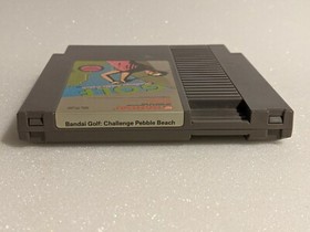 Golf Challenge Pebble Beach Bandai Nes Nintendo Game Authentic Tested Works 1988