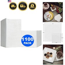 1100 Pack Napkins Paper - Quality 3-Ply White Beverage Napkins - Restaurant, ...