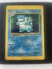 Blastoise 2/102 - Base Set Holo - Pokemon TCG WOTC - HP vending sticker