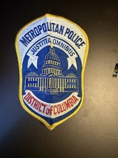 Police Department, Metropolitan Police Officer, District of Columbia Patch