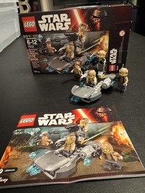 LEGO 75131 Resistance Trooper Battle Pack Star Wars 99.9% w/box & manual