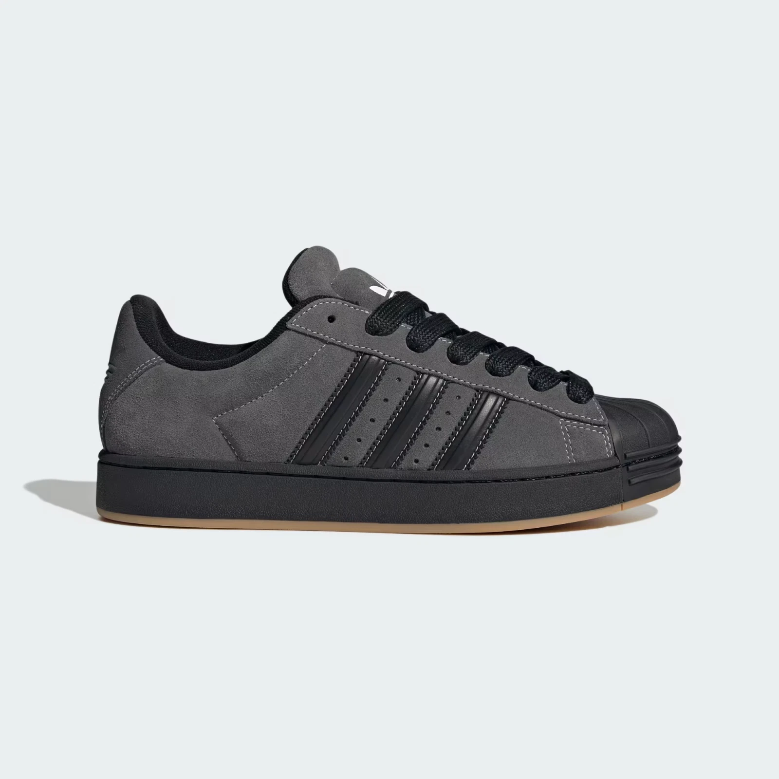 Adidas Originals Men's Superstar ST Shoes in Grey Five/Core Black/Gum