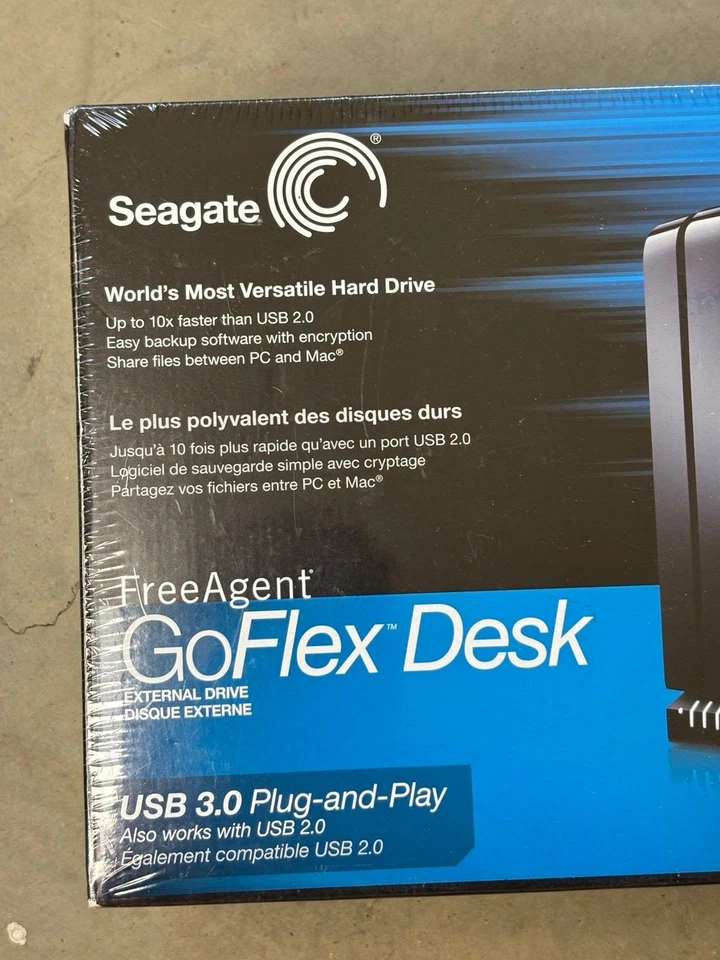 New Seagate FreeAgent GoFlex Desk 2TB USB 3.0 9ZQ2N1-570 External Hard Drive - Image 2 of 4