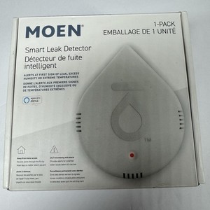 Moen 920-004 White Wall Mounted Smart Water Leak Detector System