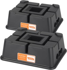 Jack Block, for RV Camper Travel Trailer, fits Tongue Stand (3.5 inches) 2 Pack