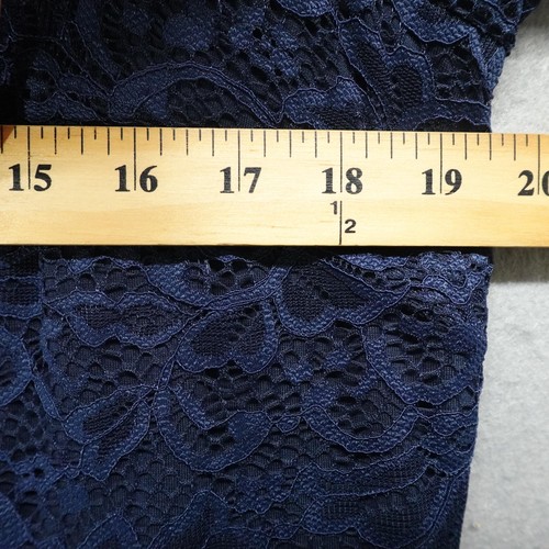 Torrid Dress Womens 20 Navy Blue Lace Fit & Flare V Neck Short Sleeve - Picture 6 of 11