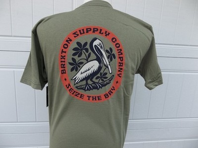 NWT MEN'S BRIXTON BAY T-SHIRT.MEDIUM.BRAND NEW FOR 2026.