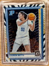 Lauren Betts 2025-26 Donruss White Tiger Prizm Mystics
