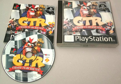 Sony PlayStation 1 - PS1 - CTR - Crash Team Racing - PAL mit OVP & Anleitung
