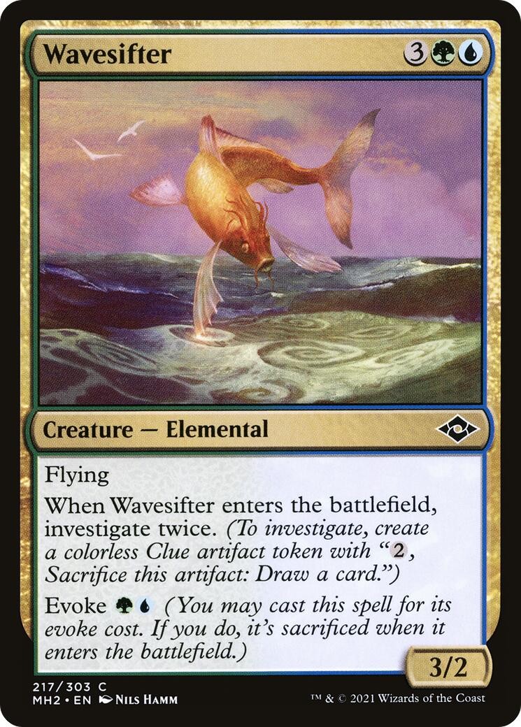 Wavesifter - [MH2 - 217] - NM - Foil - MTG - Modern Horizons 2