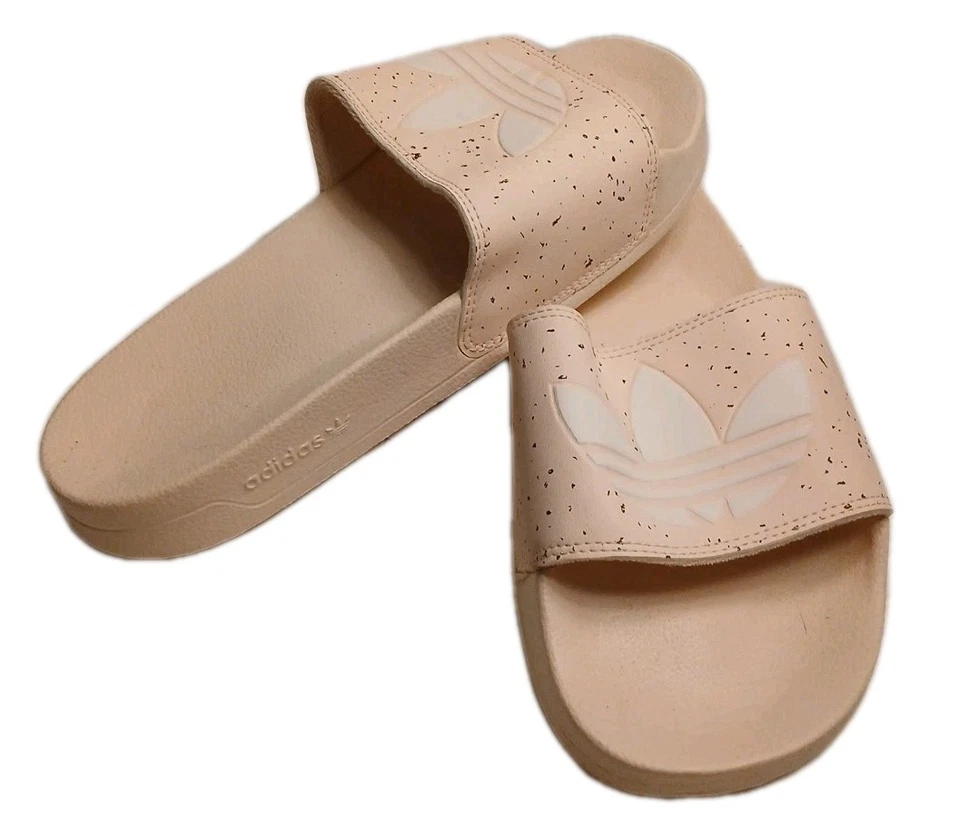 ADIDAS Sandals WOMENS Sz 11 ADILETTE Lite W COMFORT SLIDE NWT Athleisure Pink - Image 3 of 4