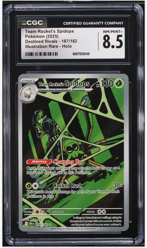 Team Rocket's Spidops graded CGC 8.5 for sale on eBay