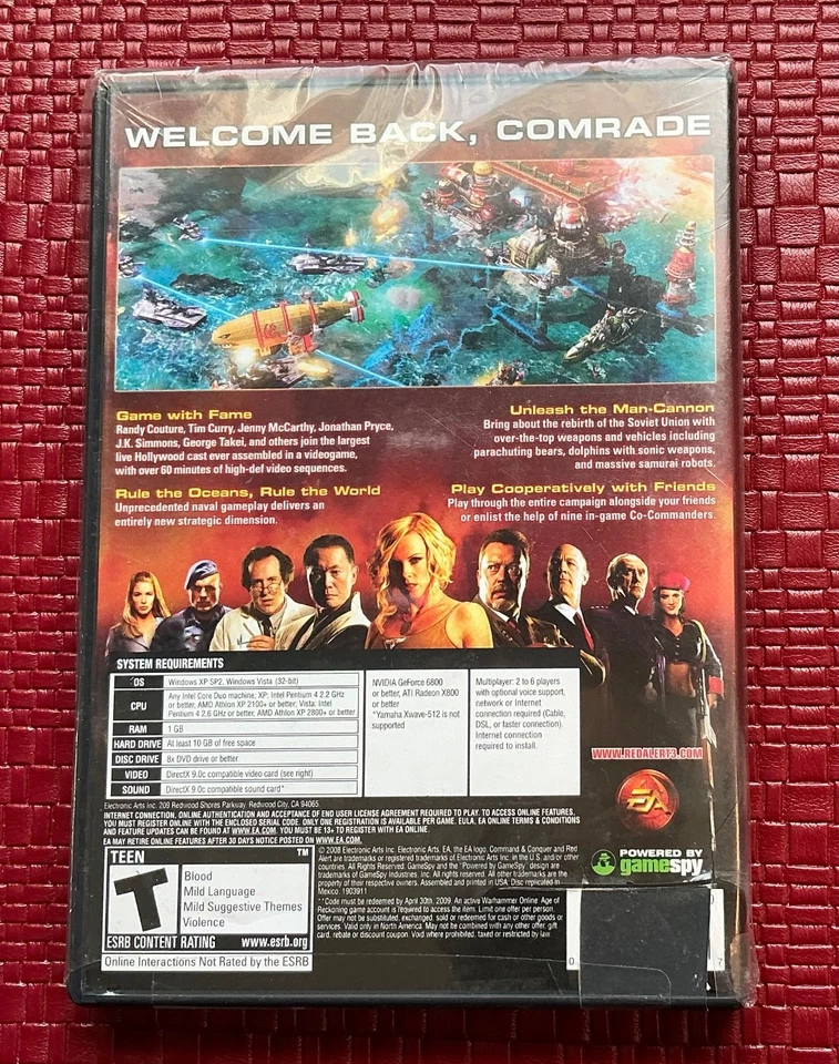 Command & Conquer Red Alert 3 PC DVD-ROM New Sealed - Image 2 of 4