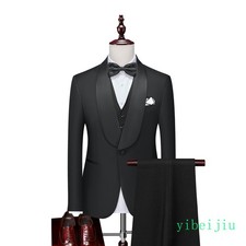 Men's Cocktail Suits Blazers Pants Dress Formal Evening Wedding Clothes Banquet