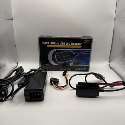VANTEC SATA/IDE to USB 2.0 Adapter W/ Power Cables Full Kit Supports 2.5''/3.5''
