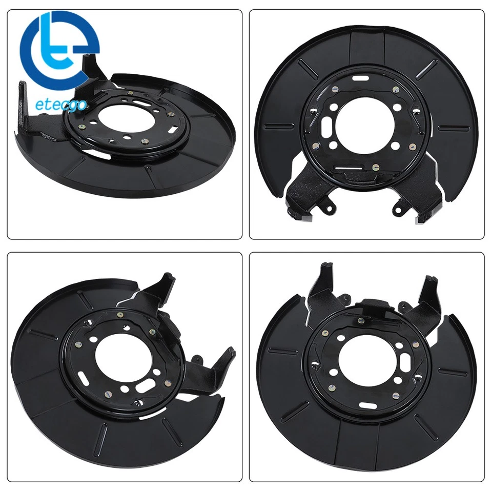 Placa protetora contra poeira freio traseiro esquerdo 2001-2007 para Dodge Caravan 5073641AA - Imagem 4 de 4