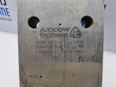 Autoclave Engineers 20SM16071 Nadelventilblock 316SS 20.000PSI