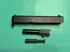 USED OEM GLOCK 27 GEN 4 COMPLETE SLIDE BARREL GUIDE ROD RECOIL SPRING ***READ***