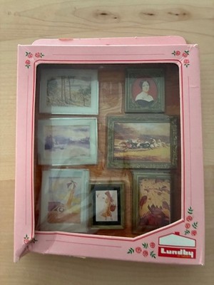 Lundby  Verpackung mit 7  Bilder  Puppenhaus Zubehör , neu , original verpackt