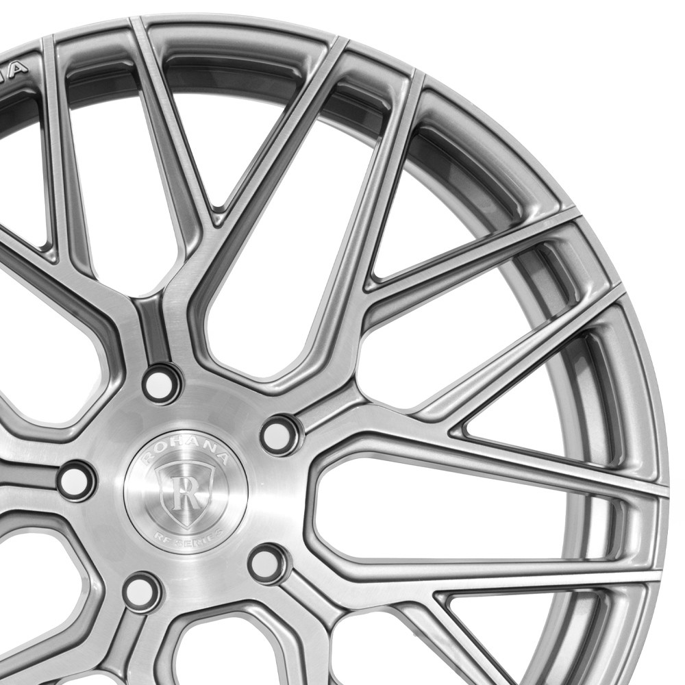 20" 21" ROHANA RFX10 TITANIUM CONCAVE WHEELS RIMS FITS MCLAREN 570S 570GT 650S