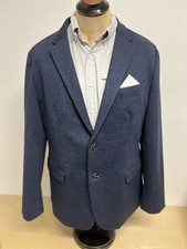 RW & Co. Men’s Blue Heather Blazer Suit Jacket Slim 46 RW&Co