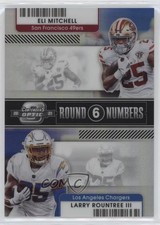 2021 Contenders Optic Round Numbers Elijah Mitchell Eli Larry Rountree III 0y59