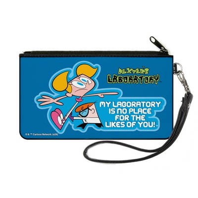 Canvas Zipper Wallet SMALL DEXTER'S LABORATORY Dexter and Dee Dee NO (US IMPORT)