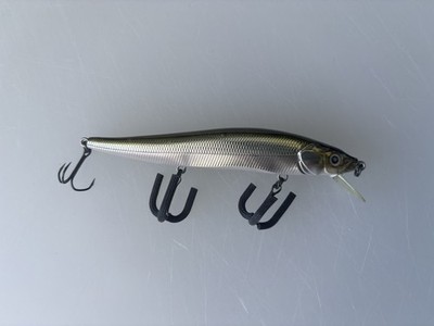 Excellent! 2000 Straight Eye Megabass Vision 110  - Wakasagi Color W/O Purple